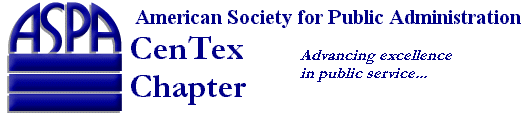 logo of the American Society for Public Administration (ASPA) Central Texas (CenTex) Chapter