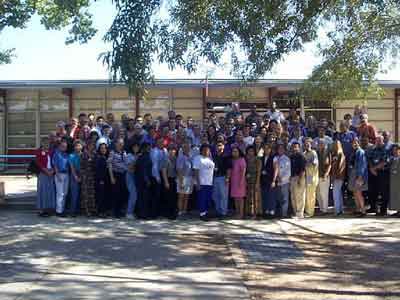 The 1999-2000 faculty of Johnston High School.