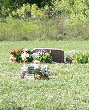 Headstones in Rural Cemetery